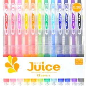*Brand New* PILOT Juice Gel Ink Ballpoint Pen, 0.38 mm, 12 Color Set